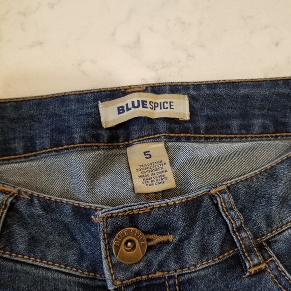 👖 BLUE SPICE FLARED BOTTOM JEANS - Picture 3 of 5